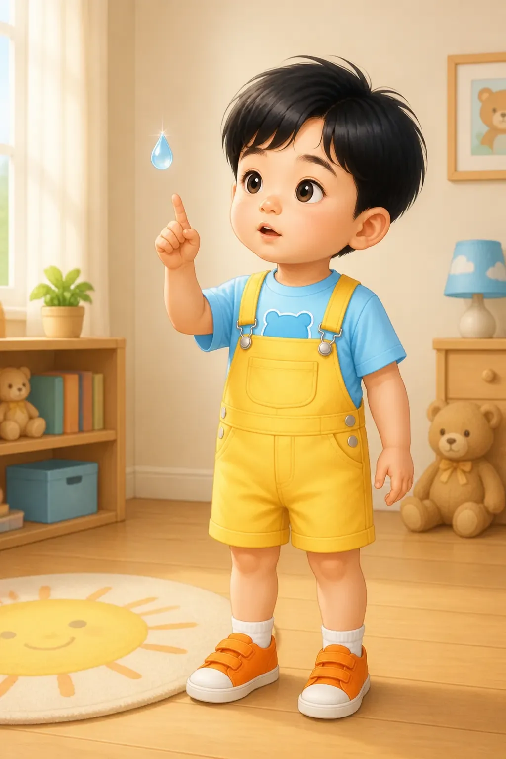 현수 눈에서 눈물이 뚝 떨어졌어요.

'왜 눈물이 나올까?'