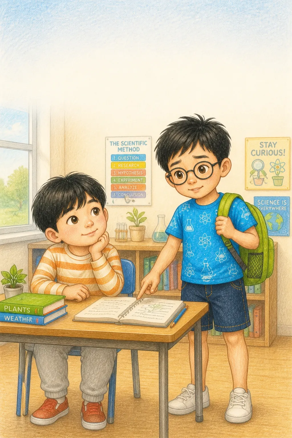 아리의 실험 노트 — 도토리책방 AI 동화