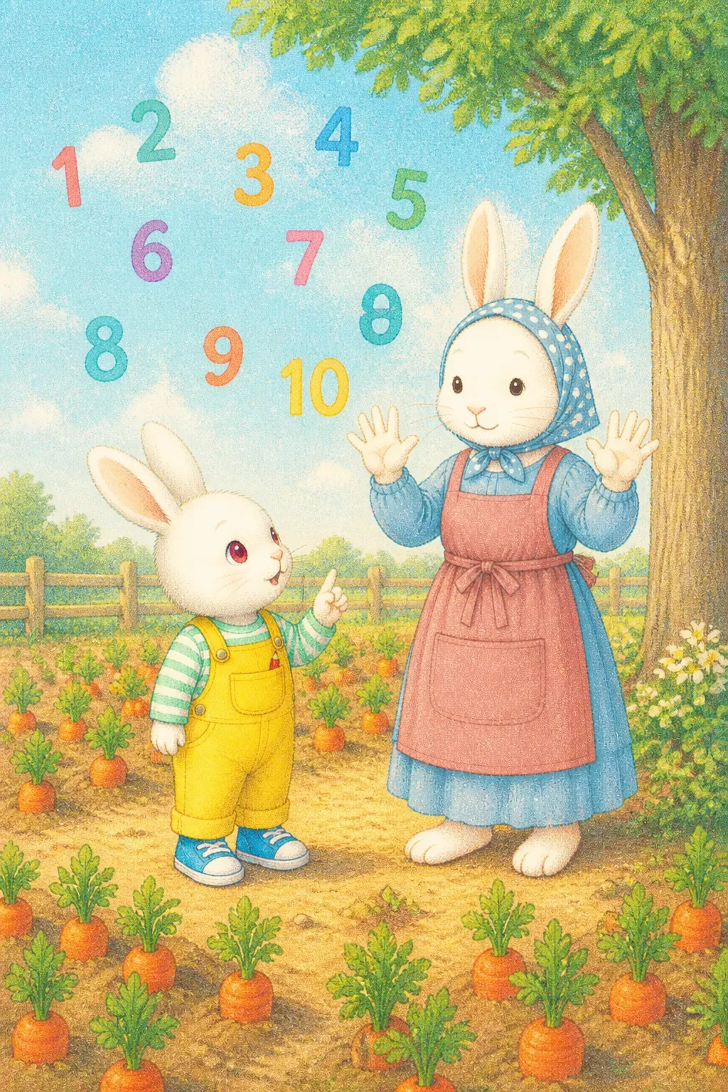 토토는 고개를 갸웃했어요. 10이 얼마나 많은지 몰랐거든요.
그러자 엄마